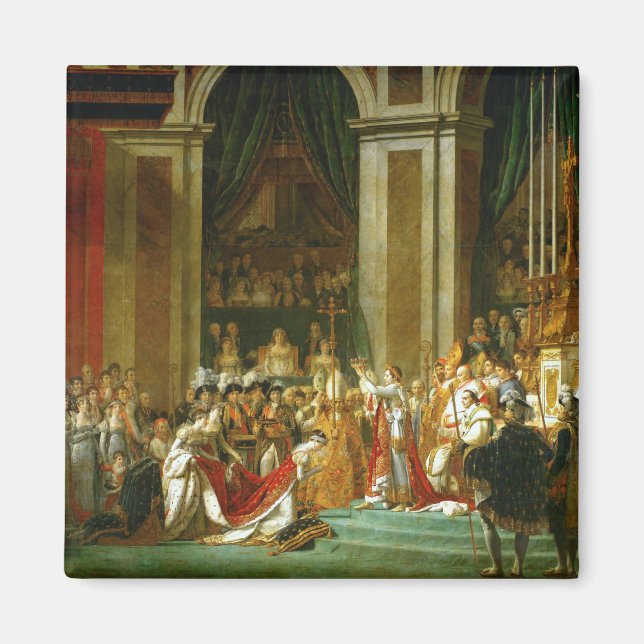 Imán La coronación de Napoleón, Jacques-Louis David (Frente)