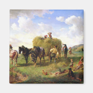 Imán La cosecha de heno, 1869
