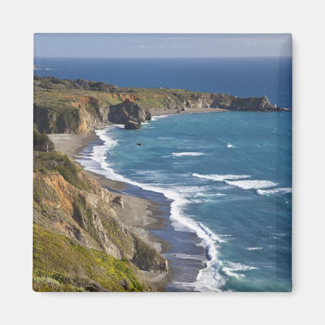 Imán La costa de Big Sur en California, EE. UU. (Frente)