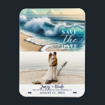 Imán La costa de las olas del océano que se estrellan s<br><div class="desc">imán personalizado</div>