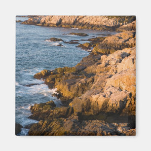Imán La costa rocosa de Isle au Haut en