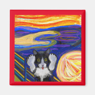 Imán La crema, Bella Artes de Munch, parodia el arte de