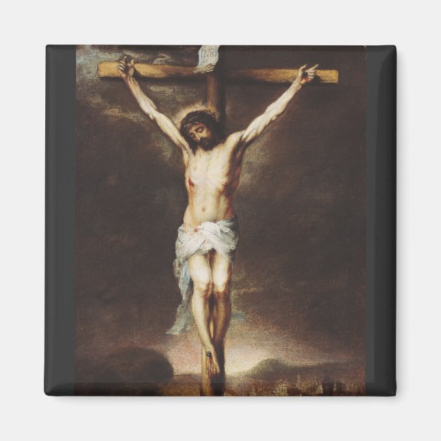 Imán La crucifixión de Bartolomé Esteban Murillo (Frente)