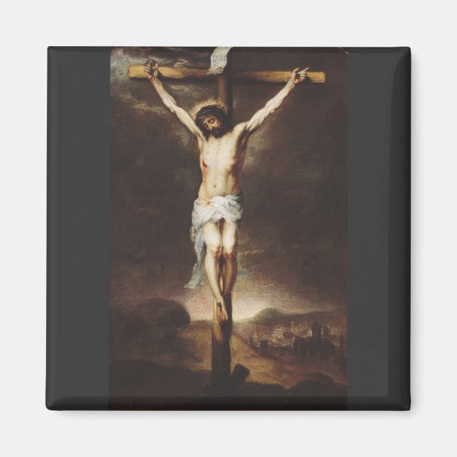 Imán La crucifixión de Bartolomé Esteban Murillo (Frente)