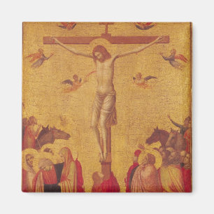 Imán La crucifixión (tempera en el panel)