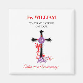 Imán La Cruz Negra, el 65° Aniversario de la Ordenación