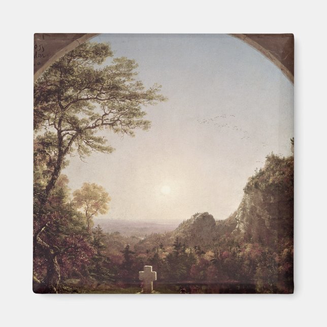 Imán La Cruz Solitaria, 1845 (Frente)