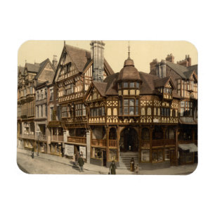 Imán La cruz y las filas, Chester, Cheshire, Inglaterra