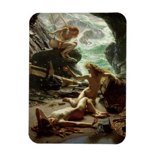 Imán La cueva de la tormenta Nymphs, 1903 (aceite en