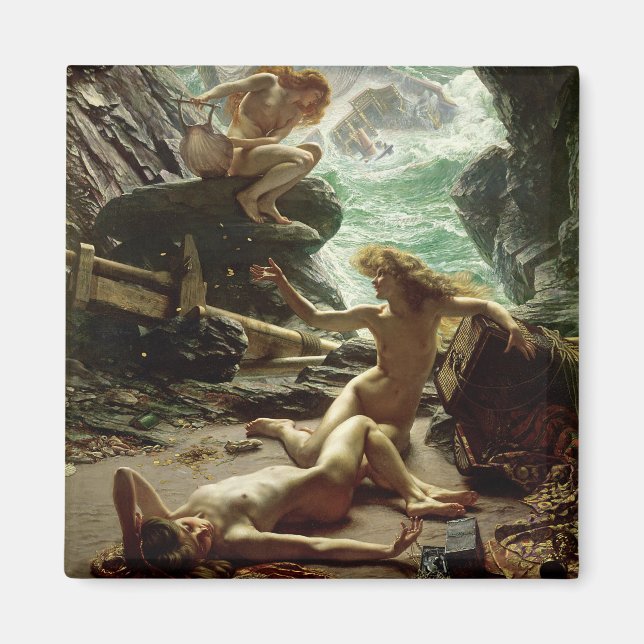 Imán La Cueva de las Ninfas Tormenta, 1903 (aceite sobr (Frente)