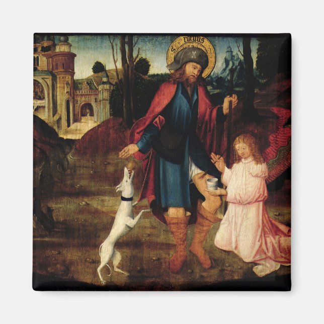 Imán La curación de Saint Roch (Frente)