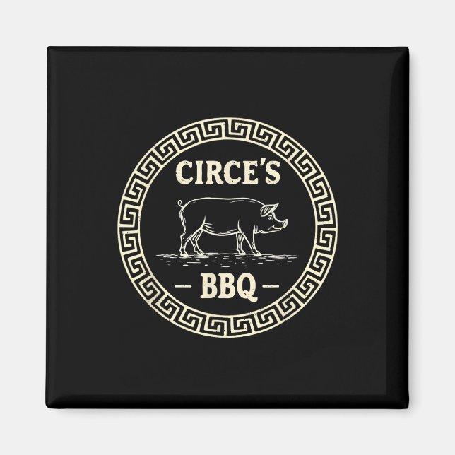 Imán La curiosa Odisea de Bbq de Mythology Circe en Gre (Frente)