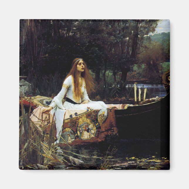Imán La dama de Shallot (Frente)