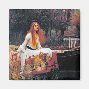 Imán La dama de Shalott, John William Waterhouse