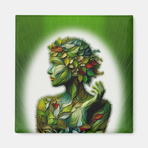 Imán La Dama Verde