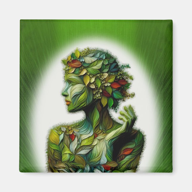 Imán La Dama Verde (Frente)