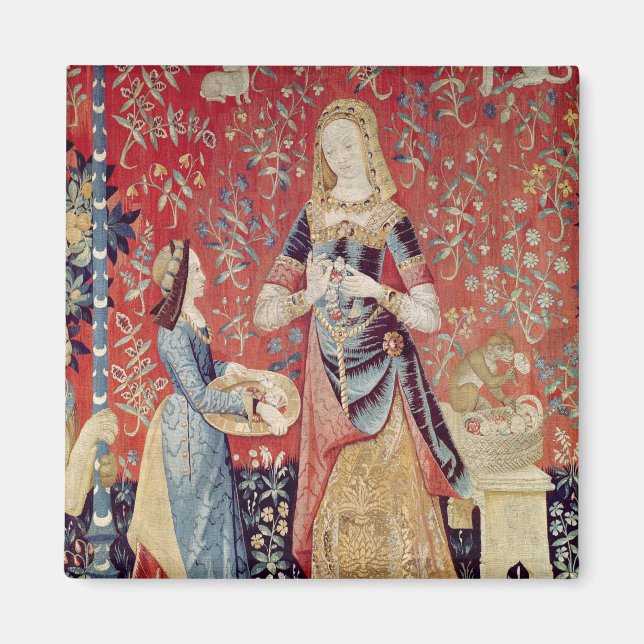 Imán La Dama y la Unicornio: 'Olor' (Frente)