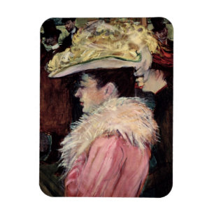 Imán La danza del colorete: detalle de un elegan