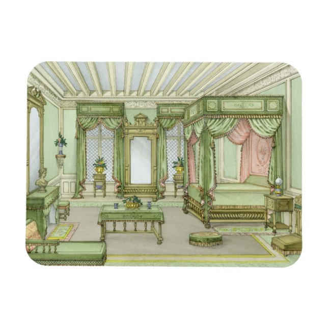 Imán La decoración de las habitaciones es de estilo Hen (Horizontal)