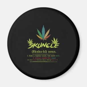 Imán La definición de Sktío Weed Fumar tío Funny Sto