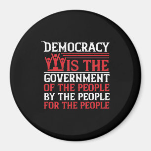 Imán La Democracia Es El Gobierno Del Pueblo, Por El