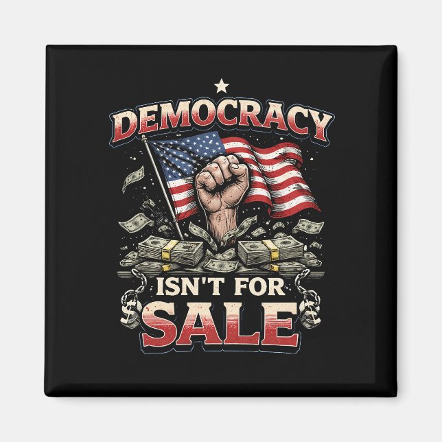 Imán La democracia no está en venta (Frente)