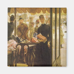 Imán La dependienta de James Tissot, Arte Fino Victoria