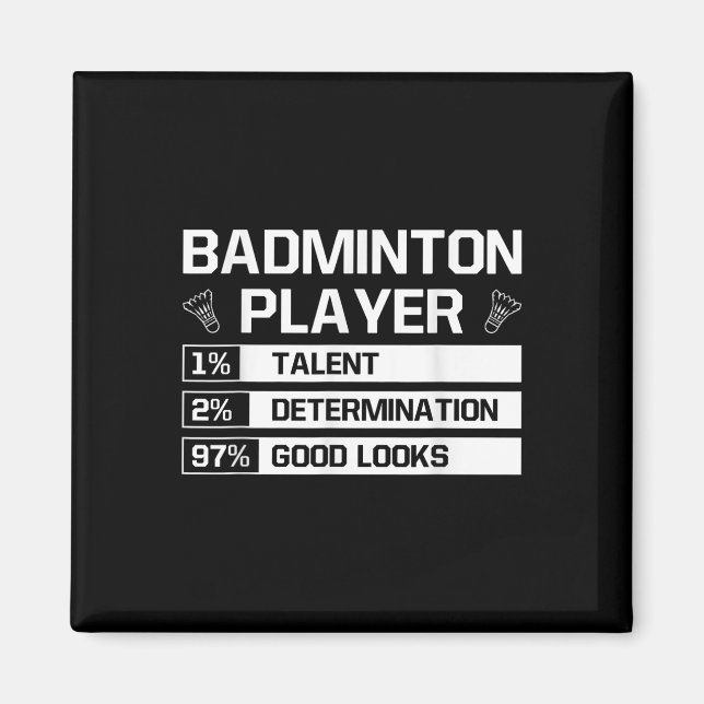 Imán La determinación del talento del jugador de bádmin (Frente)
