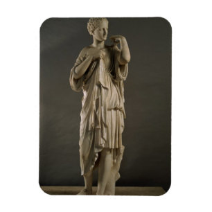 Imán La Diana de Gabii, romana (mármol) (véase tambi