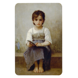 Imán "La difícil lección" William Bouguereau Magnet