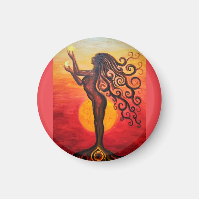 Imán La diosa (Frente)