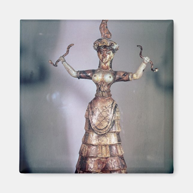 Imán La diosa de los serpientes (Frente)