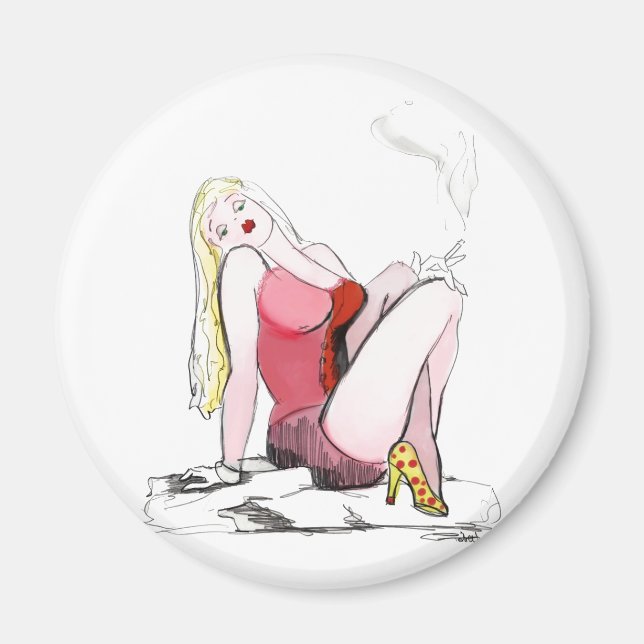 Imán La diva (Frente)