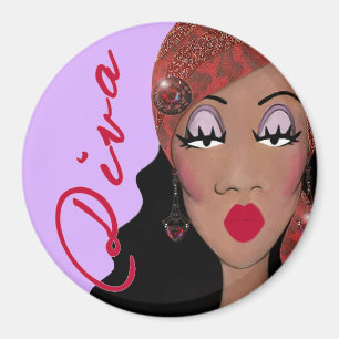 Imán La "DIVA es una palabra de cuatro letras…"  imá