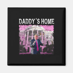 Imán La divertida casa de Trump Pink Daddys, Trump 2024