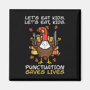 Imán La divertida profesora de Acción de Gracias Turquí