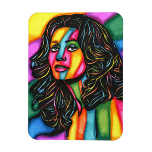 Imán La Dolce Espressione arte femenino abstracto origi