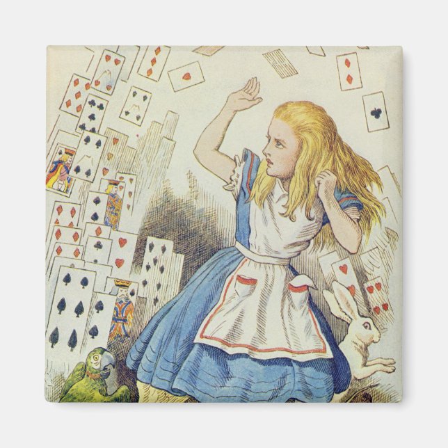 Imán La ducha de las tarjetas (Frente)
