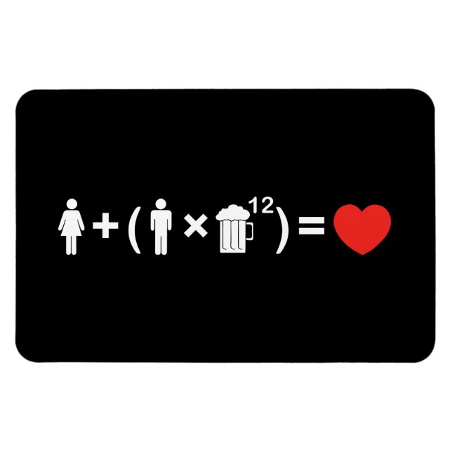 Imán La ecuación del amor para los hombres (Horizontal)