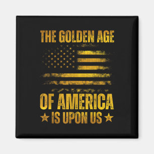 Imán La Edad De Oro De Los Estados Unidos Está Sobre El