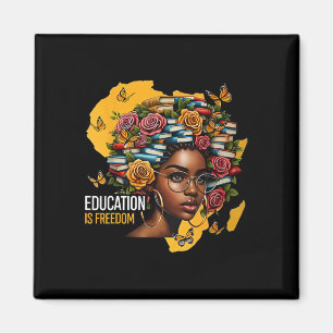 Imán La educación de la historia negra es libertad Libr