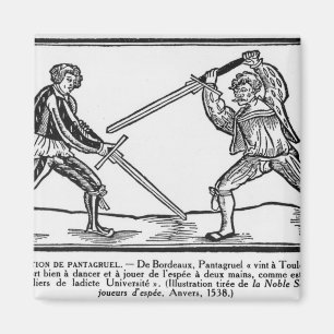 Imán La educación de Pantagruel, ilustracion