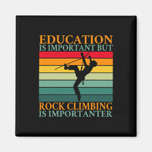 Imán La educación es importante pero el escalada en roc