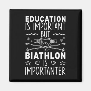 Imán La educación es importante, pero la biatlón es imp