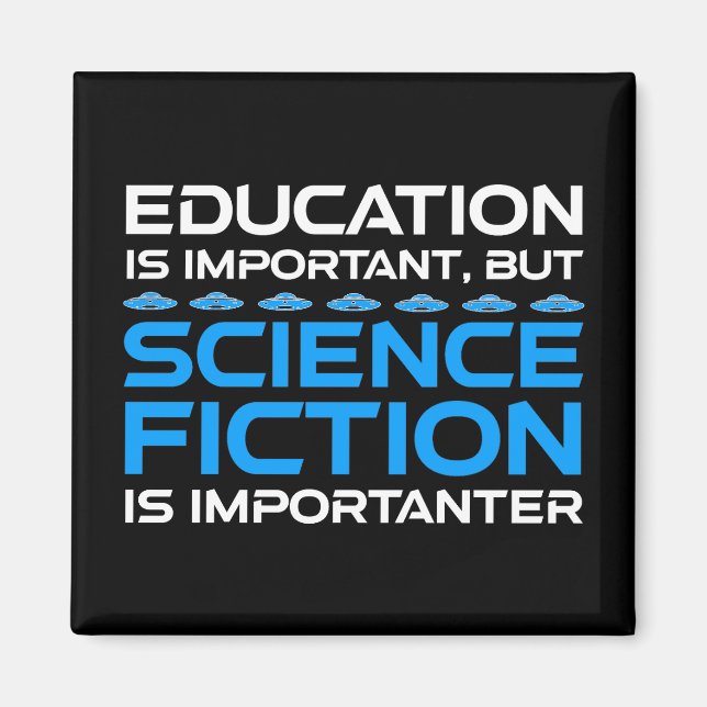 Imán La educación es importante, pero la ciencia ficció (Frente)
