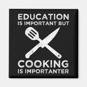 Imán La educación es importante, pero la cocina es impo