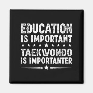 Imán La educación es importante Taekwondo es más import