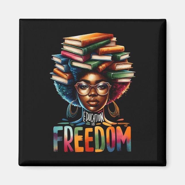 Imán La educación es la libertad los libros de profesor (Frente)