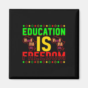 Imán La educación es libertad Historia Negra Afroameric