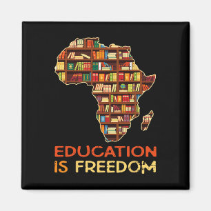 Imán La educación es libertad historia negra afroameric